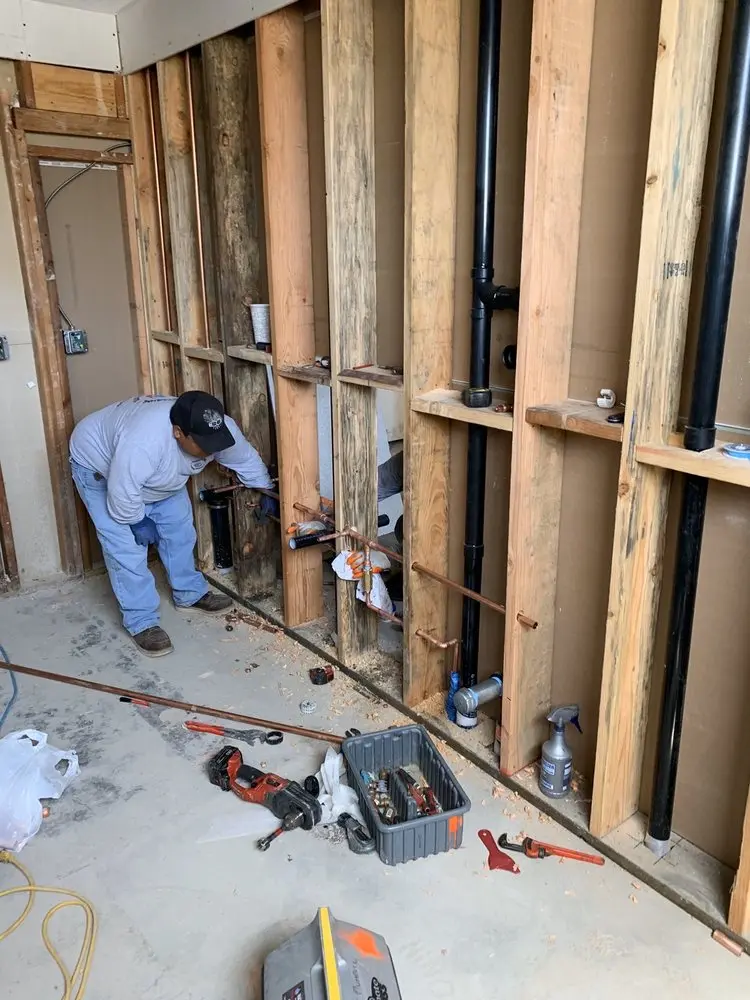 Commercial rough-in plumbing for Water Heater Replacement in Woods Creek